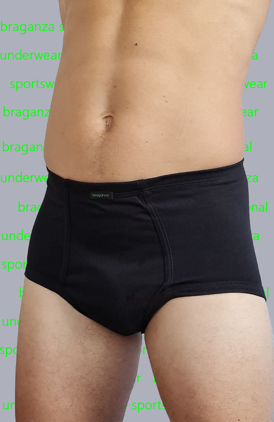 sportlicher Herren Slip mit braganza Funktion für leichtes Nachtröpfeln und Sport